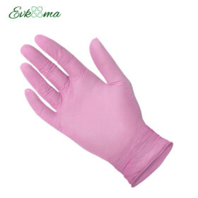 Ръкавици нитрилни розови х 100бр. S размер